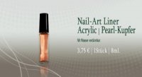 Acrylic Nailart-Liner PEARL-KUPFER 8ml